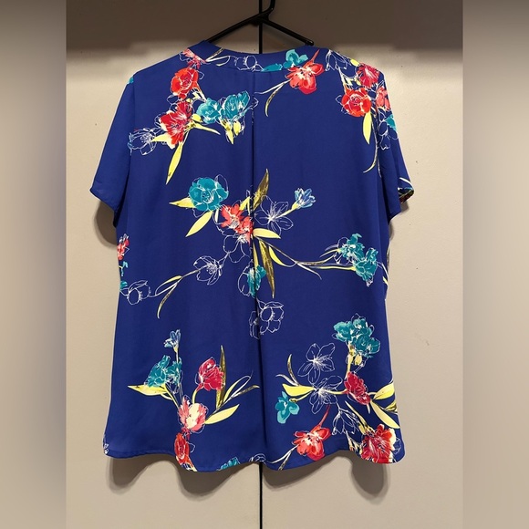 ❤️APT.9 - Floral Short Sleeve Blouse (Size XL) - Picture 6 of 8